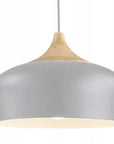 Lampa Sufitowa Wisząca Pojedyncza Bari Szara APP182-1CP 1