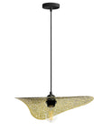LAMPA SUFITOWA WISZĄCA APP1467-1CP Czarna/złota 1