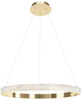LAMPA SUFITOWA WISZĄCA LED APP1510-CP GOLD 1