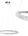 LAMPA WISZĄCA LED MS010-CP 59cm Chrom 1