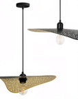 LAMPA SUFITOWA WISZĄCA APP1468-1CP Czarna/stare Złoto 1