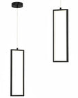 LAMPA SUFITOWA WISZĄCA LED LHJ083-1CP CZARNA 1