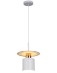 Lampa Wisząca APP1146-1CP Biało Różowe Złoto 1