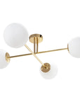 Lampa Sufitowa APP1248-4CP Złota 1