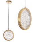 LAMPA WISZĄCA KRYSZTAŁOWA LED G089-1CP Złota 1