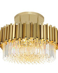 Lampa Sufitowa Plafon Kryształowa APP1100-4CP Złota 1