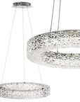 LAMPA WISZĄCA LED MS004-CP 40cm Chrom 1