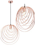LAMPA SUFITOWA GEOMETRYCZNA APP427-1CP Rózowe Złoto 1