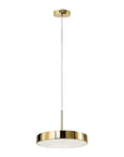 LAMPA SUFITOWA WISZĄCA LED APP1686-1CP 30CM ZŁOTA 1