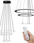 LAMPA WISZĄCA LED G040-3CP CZARNA 1