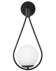 Kinkiet G093-1W Czarno Biały 1