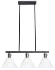 LAMPA SUFITOWA SZKLANA METALOWA APP318-3CP 1