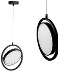 LAMPA WISZĄCA LED APP1790-CP Czarna 1