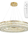 LAMPA SUFITOWA WISZĄCA LED APP1568-CP Gold 60cm 1