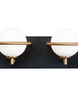 LAMPA ŚCIENNA KINKIET APP1221-2W Czarna 1