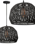 Lampa Wisząca Boho APP1483-1CP Czarna 1