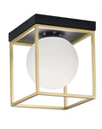 Lampa Sufitowa Plafon APP1166-1C Gold White 1