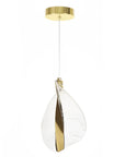LAMPA SUFITOWA WISZĄCA LED G129-CP ZŁOTA 1