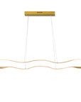 LAMPA SUFITOWA WISZĄCA LED LHJ027-CP 100cm Złota 1