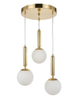 LAMPA SUFITOWA WISZĄCA G179-3CP ZŁOTA 1