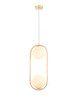 LAMPA SUFITOWA WISZĄCA G134-2CP GOLD 1