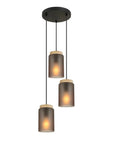 LAMPA SUFITOWA WISZĄCA APP1811-3CPR Frosted Grey 1