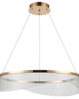 LAMPA SUFITOWA WISZĄCA G145-CP 60 ZŁOTA 1