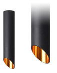 LAMPA SUFITOWA NOWOCZESNA 30 CM APP572-1C Czarna 1