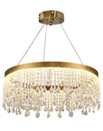 LAMPA SUFITOWA WISZĄCA LED APP1731-1CP Złota 60cm 1