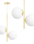 LAMPA SUFITOWA WISZĄCA Gold G118-2CP 1