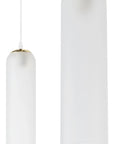 Lampa Sufitowa Wisząca Szklana APP665-1CP Biała 1