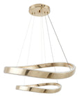 LAMPA SUFITOWA WISZĄCA SWE063-CP ZŁOTA 1