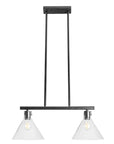 LAMPA SUFITOWA SZKLANA METALOWA APP317-2CP 1