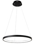 LAMPA SUFITOWA WISZĄCA LHJ012-CP 80cm Czarna 1