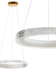 LAMPA WISZĄCA LED MS002-CP Różowe Złoto 60cm 1