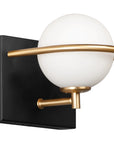 LAMPA ŚCIENNA KINKIET APP1220-1W Czarno Złota 1