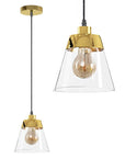 Lampa Wisząca APP895-1CP Złota 1