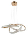 LAMPA SUFITOWA WISZĄCA G153-CP ZŁOTA 1