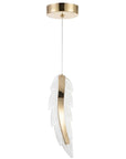 LAMPA SUFITOWA WISZĄCA LED G157-CP ZŁOTA 1