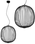 Lampa Sufitowa Wisząca APP967-1CP Czarna 1