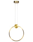 LAMPA SUFITOWA WISZĄCA LED APP1394-CP OLD GOLD 30cm 1