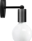 Lampa Kinkiet Ścienny Metalowy 392205 Czarny Mat 1