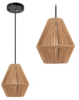 Lampa Wisząca Boho APP1150-1W WOOD 1
