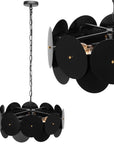LAMPA SUFITOWA WISZĄCA APP1307-CP BLACK 1