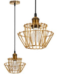 Lampa Sufitowa Wisząca APP942-1CP Set 36cm Złota 1
