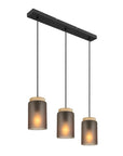 LAMPA SUFITOWA WISZĄCA APP1812-3CP Frosted Grey 1