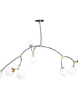 LAMPA WISZĄCA SUFITOWA CZARNY MAT APP1673-8CP 1