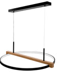 LAMPA LED WISZĄCA DREWNO APP1530-CP 1