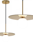 Lampa Wisząca Klosz 10cm APP939-1CP Złota 1