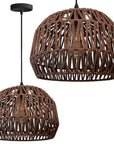 Lampa Wisząca Boho APP1292-1CP Brązowa 1